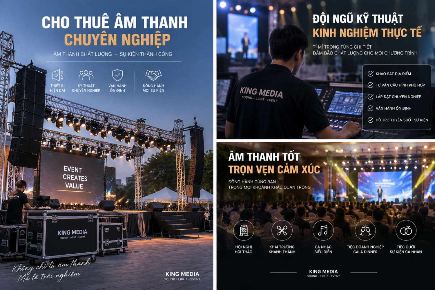 Lựa chọn đơn vị cho thuê âm thanh chuyên nghiệp